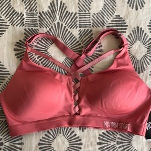 New With Tags-Victoria’s Secret Sport Bra-Pink